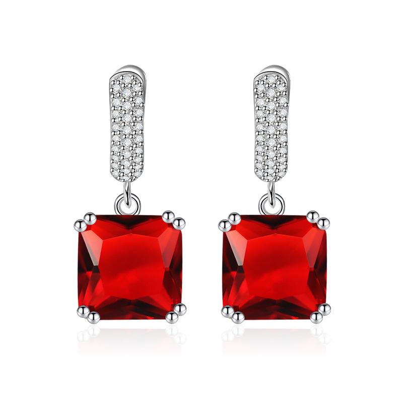 Sace Gems Классические серьги с цирконом из медного сплава для женщин, подарки на свадьбу