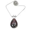 Dinosaur Gemstone Mother's Day Ethnic Handmade Silver Jewelry Necklace 20 In