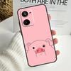 Мультяшный чехол-поросенок для Realme 9 10 11 12 Pro Plus GT5 GT Neo5 C21Y C25s C30 C31 C33 C35 C51 C53 C55 C67