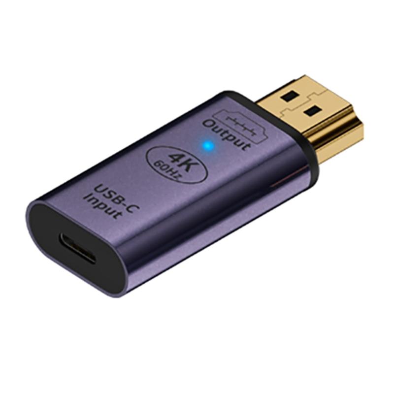 Магнитный адаптер HDTV Поддержка 4K/60 Гц 1080p TypeC гнездо к разъему HDTV