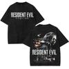 Resident Evil Requiem for the dead art horror Game Tshirt 2 Sided Cotton