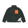 Roaringwild X Sherpa Jacket With Contrast Zip Pockets And Fleece Warmth Men Jackets Dark-Green 532597-80