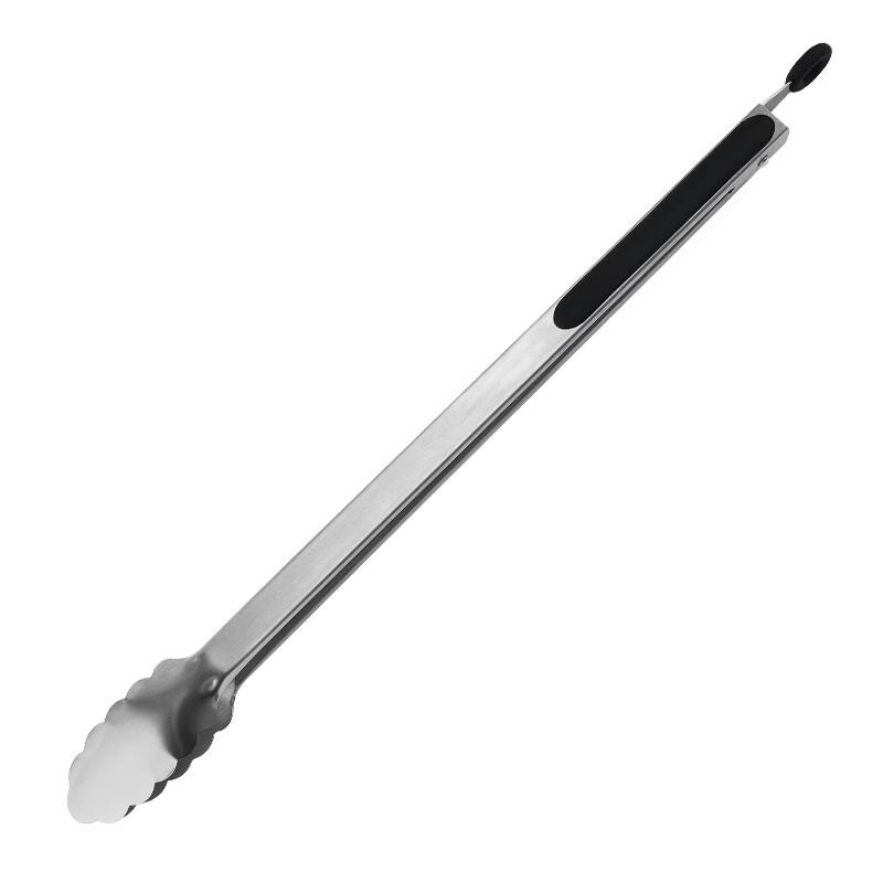 Wutuo 12-inch Flower Stainless Steel Food Tongs, 4-Pack