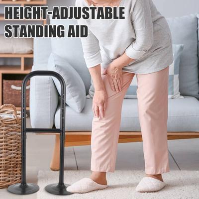 Двойная база Подставка-помощник для стояния 8 регулируемых по высоте Помощник для стояния для пожилых людей и беременных женщин Сверхпрочные инструменты для мобильности для инвалидов и пожилых людей