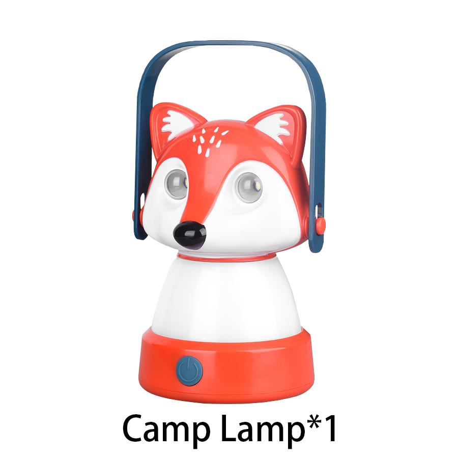 Children's Camping LED Lantern Animal Flashlight Outdoor Waterproof Camping Travel Lamp with 3A Battery for Kid Birthday Gifts