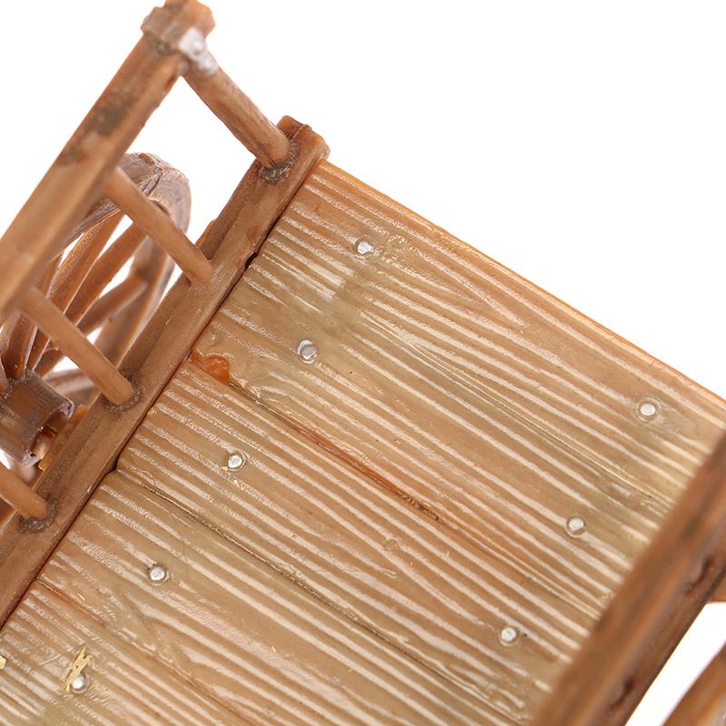 Кукольный домик Миниатюрная Имитация Собранная Тележка Модель Аксессуары для DIY Садовая Мебель Игрушки