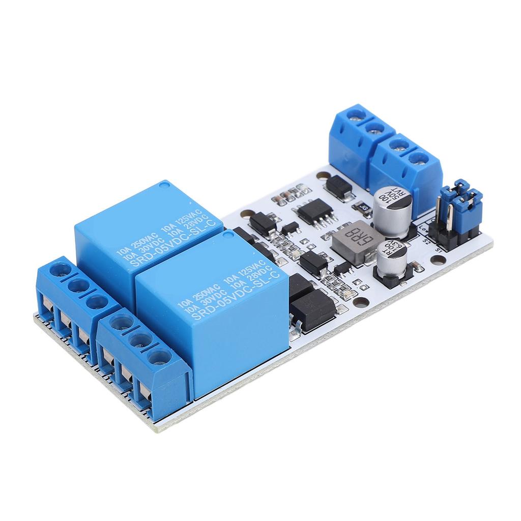 Adjustable GPIO Relay Module with Optocoupler 2 Channel PCB 5V To 32V High Low Level Trigger GPIO