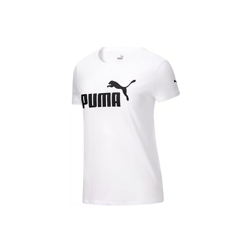 Puma Женская футболка с логотипом Essentials, белая 586295-02