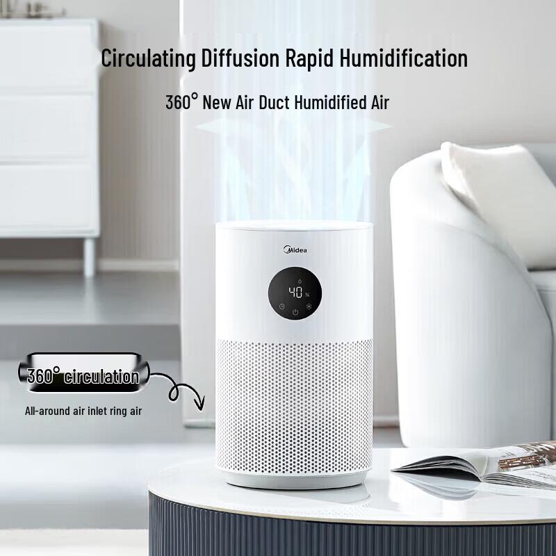 Midea SZ-2M40 Безтуманный испарительный увлажнитель, вилка CN (адаптер в комплекте)
