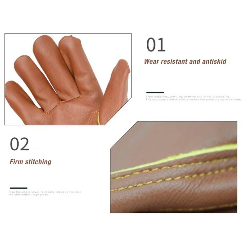 Long Sleeve Gardening Gloves Coffee Outdoor Work Gloves Winter Thermal Gloves Worker