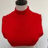Women Soft Modal Fake Collar Turtleneck Solid Color Muslim Hijab Extensions Mock Neck Cover Blouse Sweater Detachable Collars