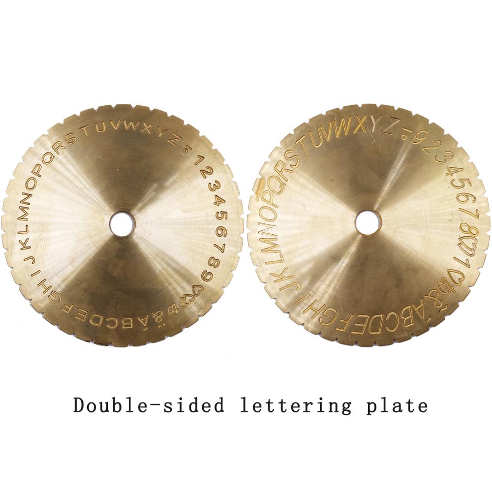 Станок для резьбы по внутреннему кольцу, двухсторонний гравировальный станок на внутренней стене, буквенно-цифровой гравировальный инструмент