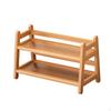 Bamboo Display Rack for Coffee Syrup And Seasoning Storage