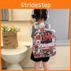 Kids Cartoon School Bag With Breathable Nylon Material For Use Daily