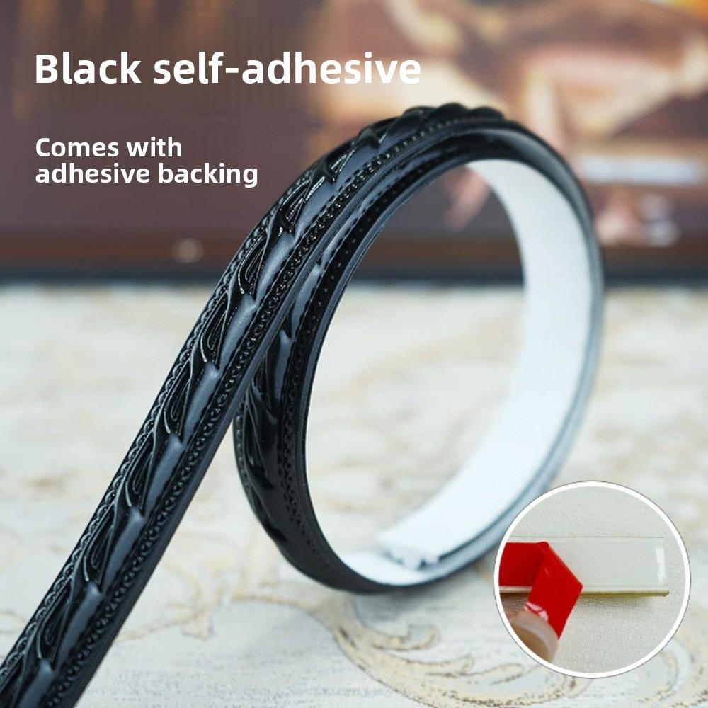 1мx12мм Декоративная линия для стен Самоклеящаяся Имитация тиснения Потолочный плинтус Водонепроницаемая 3D Декоративная отделка для дома