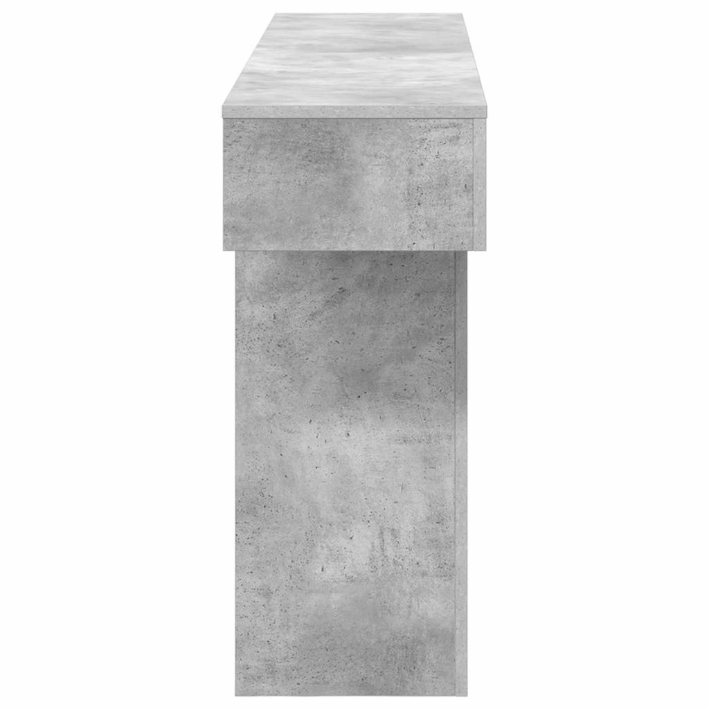 Concrete Grey Console Table 160 x 30 x 74 cm