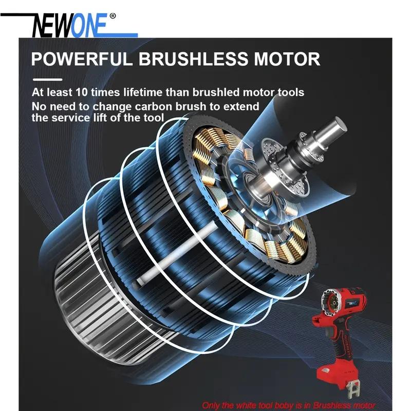 18V 12 в 1 бесщеточный многофункциональный набор инструментов, включает: дрель, ударная дрель, циркулярная пила, сабельная пила, отвертка, кусторез