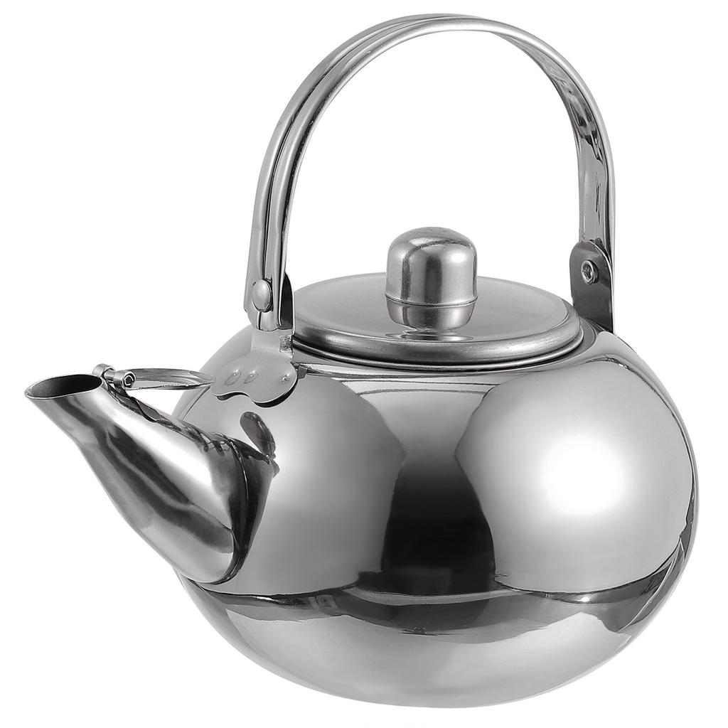 1Pcs Teapot Large Capacity Stainless Steel Thickened Tea Kettle Portable Home Use Filter Strainer Teapot Tea Kettle