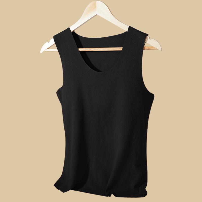 Женский терможилет без следов с подогревом, плюшевый тонкий облегающий тепловой зимний жилет-рубашка