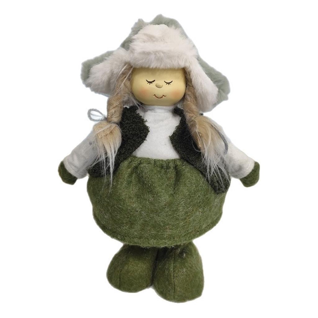 Милое смоляное лицо Кукла с детским лицом Лес Плюшевая ткань Поделки Украшение Праздничный подарок