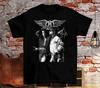 Aerosmith - Джо Перри - Стивен Тайлер Фирменная Черная Все Размеры S-5XL 100% Хлопок Футболка Мужские Футболки Топ