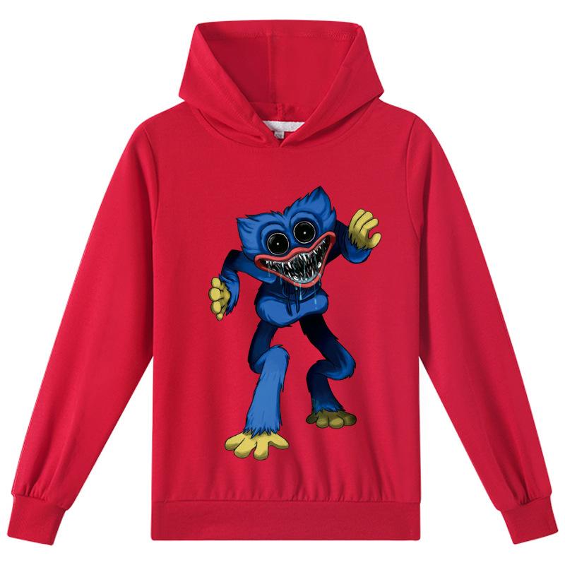 Детская 3D-толстовка с капюшоном Huggy Wuggy пуловер Poppy Playtime Children Sweater Y455