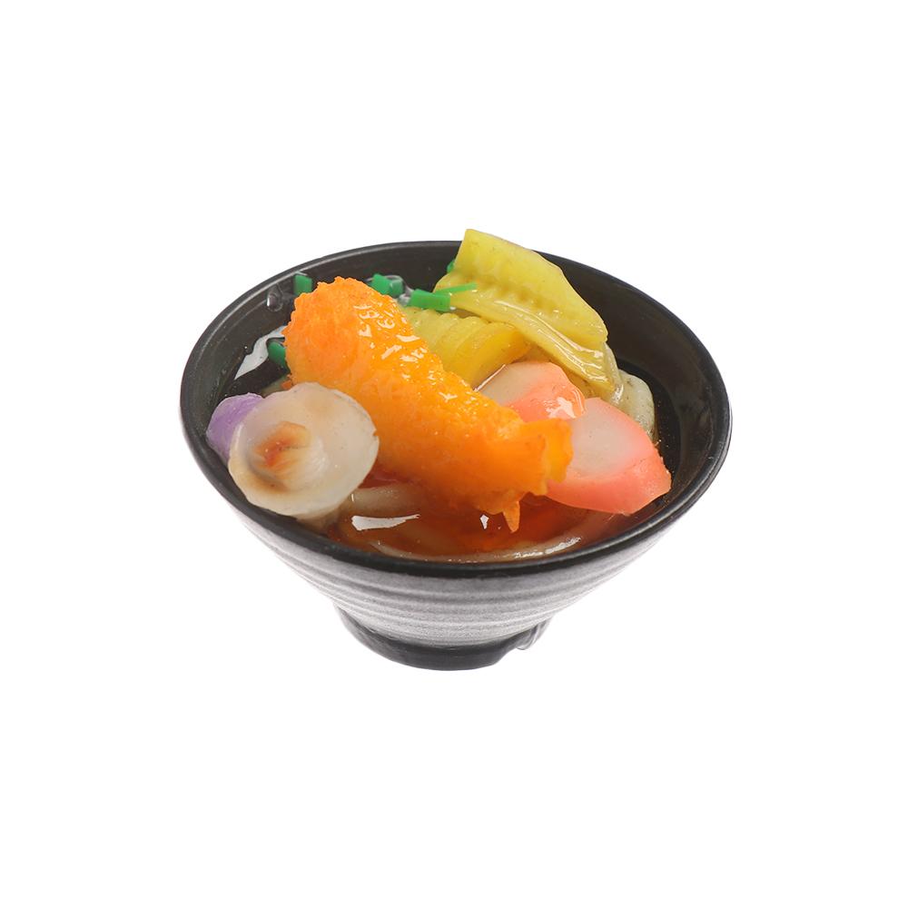 Лапша с морепродуктами Кукольные аксессуары Миниатюрный кукольный домик Искусственная еда Кукольный домик Украшения Кухня