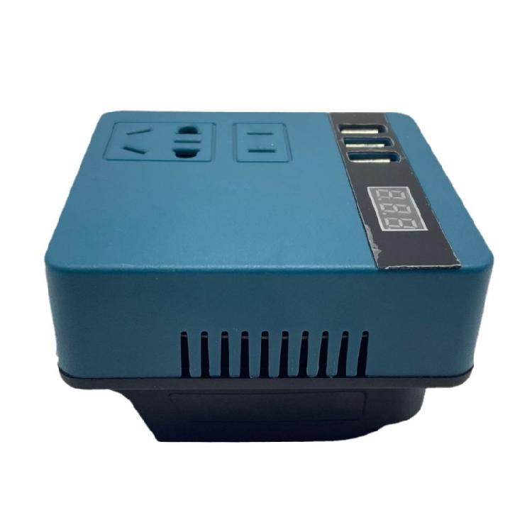 120W Lithium Battery Inverters Multifunction Lithium Tools Battery Inverters 18V-21V To 220V Intelligent Function