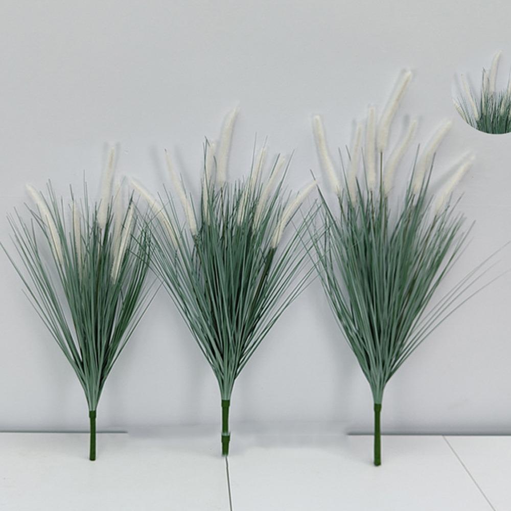Пластиковый Искусственный Букет Пампасной Травы Большие Искусственные Растения Креативная Шелковая Луговая Трава Осенние Растения