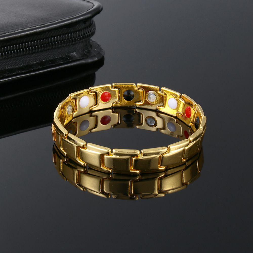 Лечение массажем акупунктурных точек Энергетическое исцеление Магнитная терапия Браслет Съемный браслет Гематит