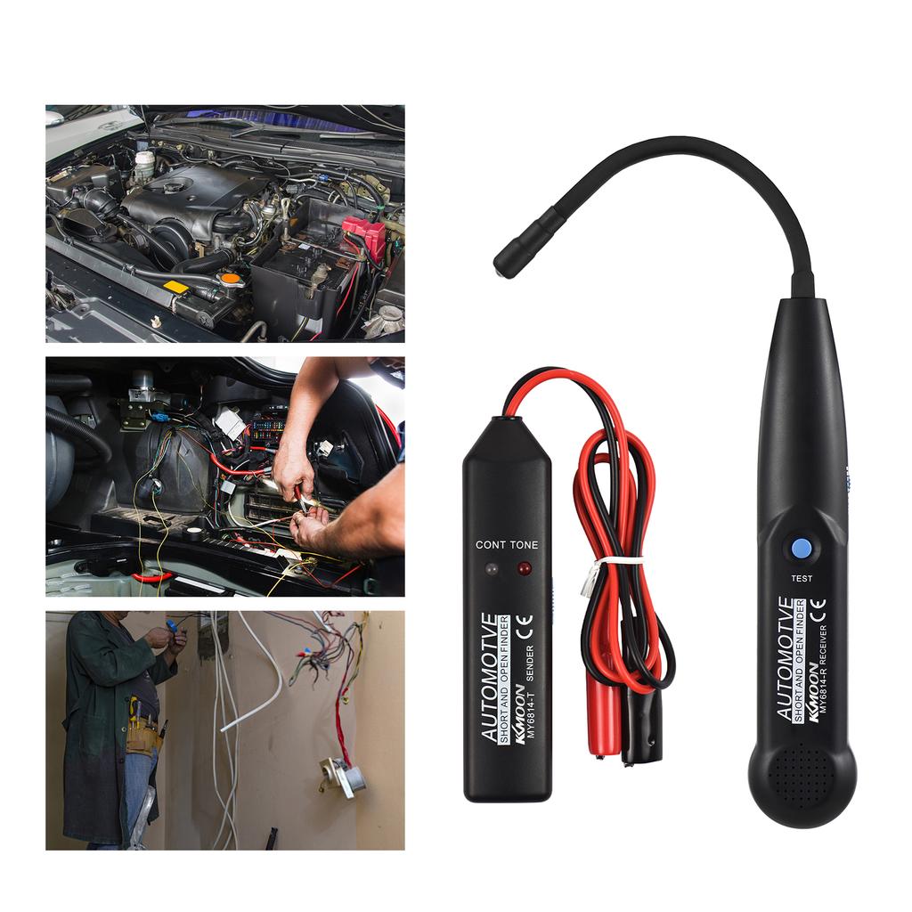 Kkmoon MY6814 Генератор тонального сигнала и набор датчиков для автомобильного кабеля, многофункциональная точка обрыва провода