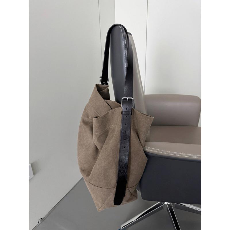 Large-capacity Laid-back Single-shoulder Crossbody Commuter Bag Casual Large Bag