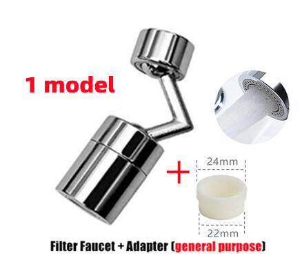 1080° Tap Nozzle Splash Filter Faucet 720° 2 Modes Swivel Sink Aerator Extender For Kitchen Toilet Wash Basin Water Tap Nozzle