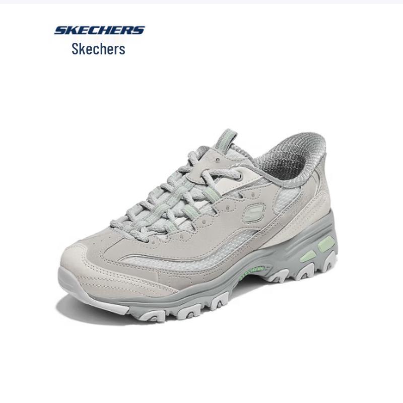 Skechers Женские кроссовки D'Lites 150866 на массивной подошве со шнуровкой
