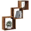 VidaXL Cube Wall Shelf Old Wood Engineered Wood 855814