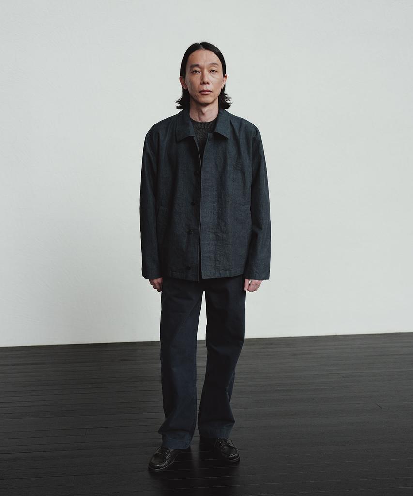 BLANKROOM Dover Fade Jacket_Tonal Navy