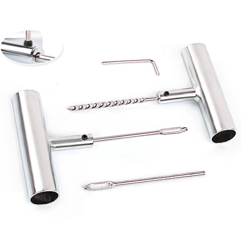 Универсальный комплект для ремонта шин большой грузоподъемности 46 шт. Ремонт проколов и плоских шин подходит для автомобилей, грузовиков, мотоциклов, тракторов