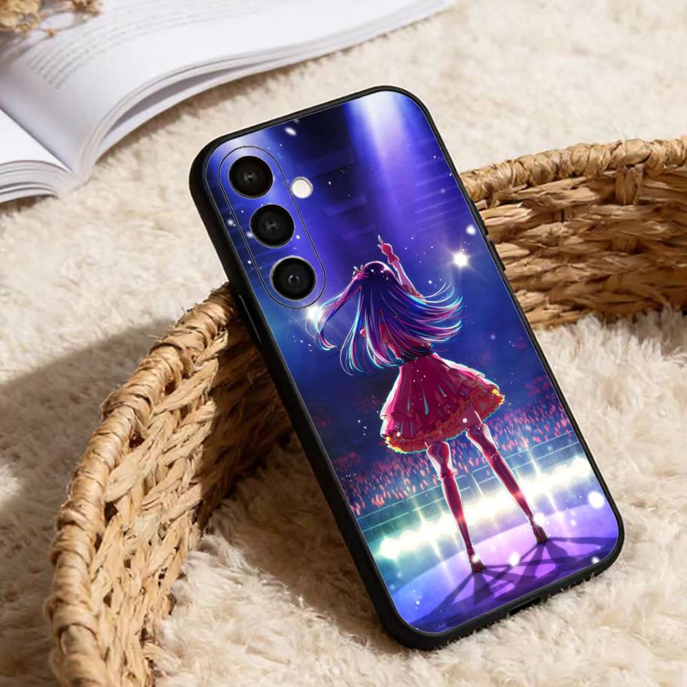 Чехол для телефона с аниме O-Oshi No Ko для Samsung Galaxy A91,80,73,72 ,71,53,52,32 ,31,22,21s,20, Мягкий черный чехол