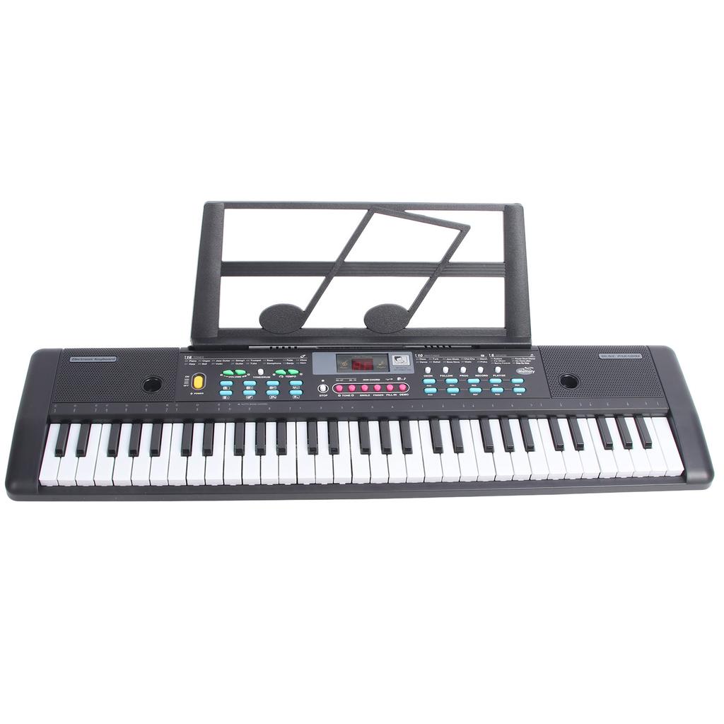 61 клавиша детское пианино со встроенным микрофоном 5 песен многофункциональная музыкальная клавиатура игрушка для раннего