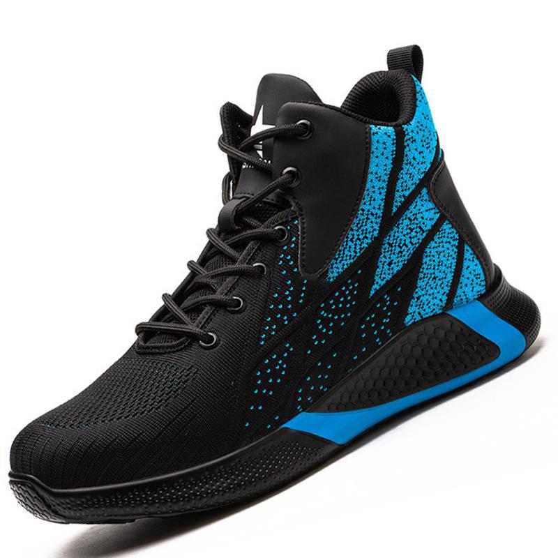 Мужские защитные ботинки с высоким верхом, защитная обувь, мужские женские рабочие ботинки со стальным носком, мужские противоударные неразрушимые строительные ботинки, зимние