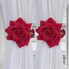 1PC Garden Simple Rose Clip Curtain Strap Fresh Classic Curtain Strap Door Curtain Buckle