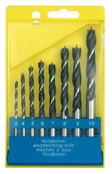 Vorel Wood Drills Set 8 Pcs 3 - 10Mm 22381
