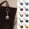 Solar System Keychain Vibrant Color Non-Fading Lightweight Outer Space Planet Keychain Hanging Decoration
