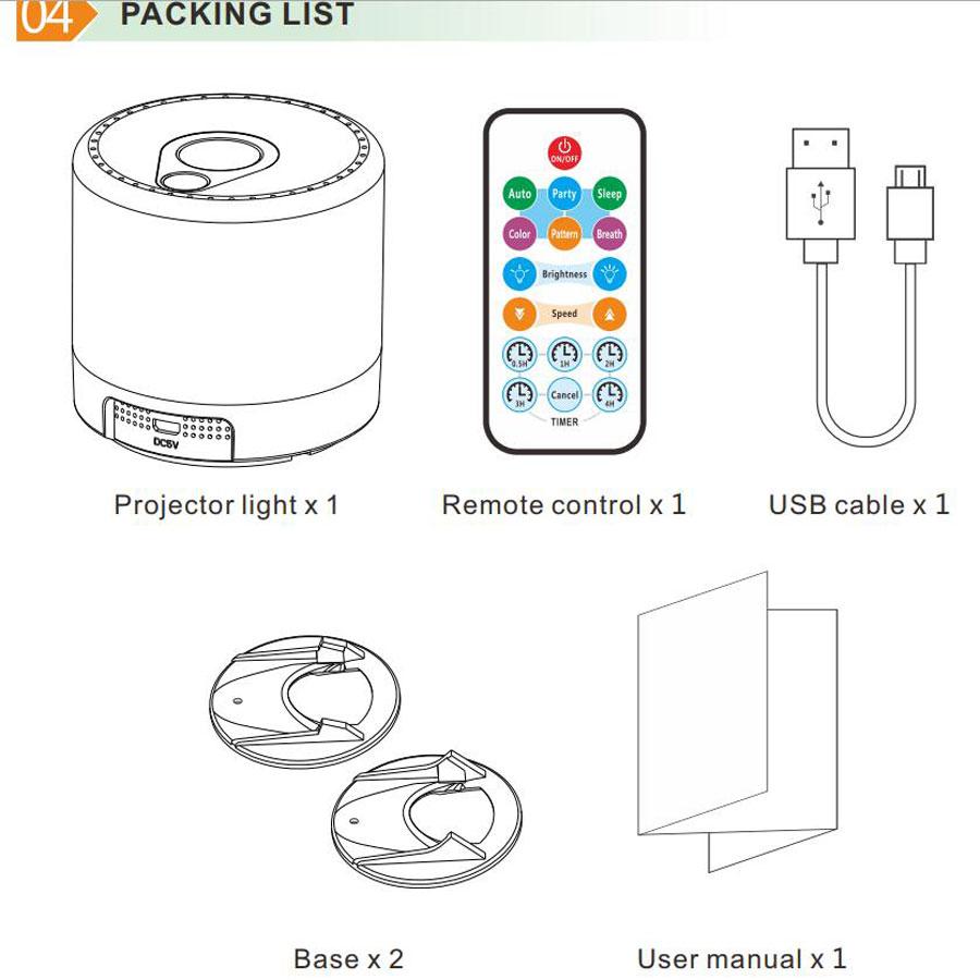ESHINY RGB LED Aurora Night Star Sky Light Лазерный проектор Дискотека USB Туманность Облако Лампа Украшение Дети Дети Сцена Спальня Свет B222