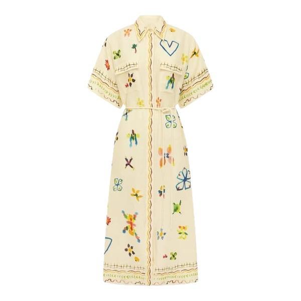 Европейское и американское персонализированное модное кружевное платье-кардиган на шнуровке, повседневное, из льна