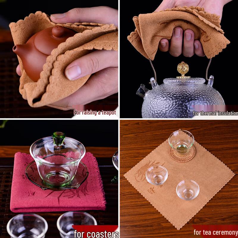 Homeglen Толстое Впитывающее Микрофибровое Чайное Полотенце, Набор из 2 штук