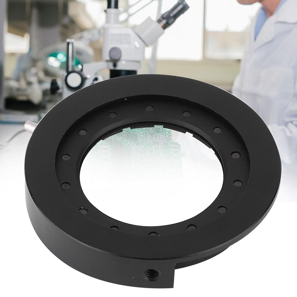 Microscope Iris Adapter Aperture Adjustable Lens Optical Diaphragm for MicroscopeSK25 with Base