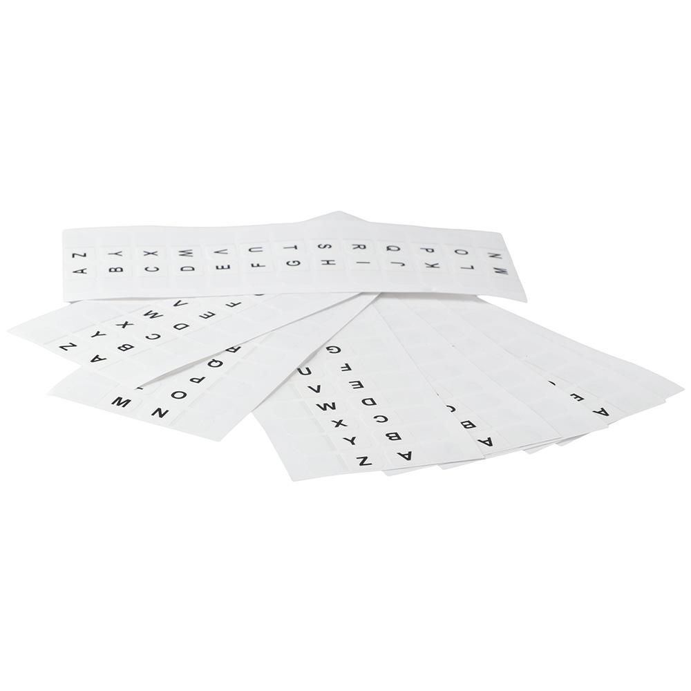A-Z Sticky Tabs White Book Tabs 8 sheet Index Tabs Notebooks