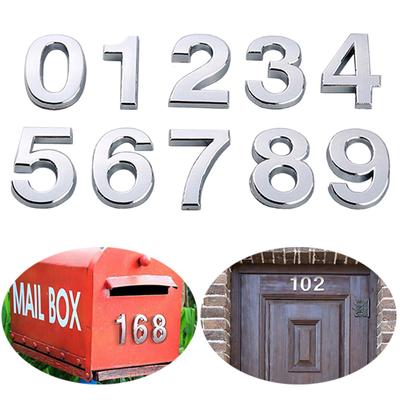 Hotel Door Letters 3.5cm Apartment Address Number Street Home for Door Family 3D Digits Numeral Plate  Accessories