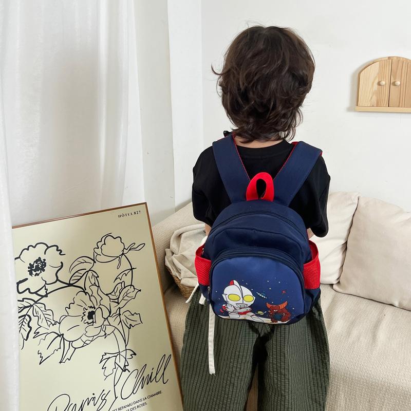 Kindergarten Primary School Students Schoolbag Cute Cartoon Foreign Style Cool Boys And Girls Backpack Children'S Backpack